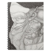 Komiker (1904) tryckt av Paul Klee