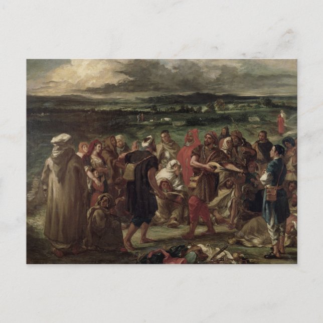 Komiker eller arabiska buffoner, 1848 vykort (Framsida)