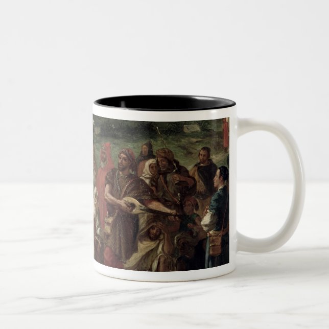 Komiker eller arabiskaBuffoons, 1848 Två-Tonad Mugg (Höger)