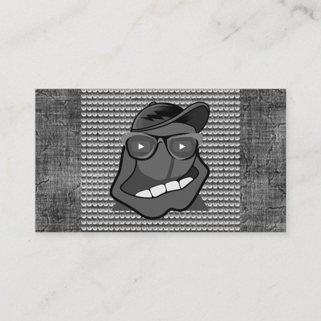 Komiker Ställa upp Tecknad Underhållningsindustri  Visitkort (Framsida)