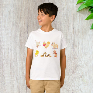 Komikliga djur t shirt