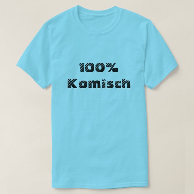 Komisch 100% | rolig 100% tröja (Design framsida)