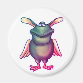 Komisches Monster für Halloween Magnet