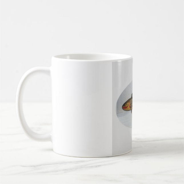 Komisk fisk designad kopp (Vänster)
