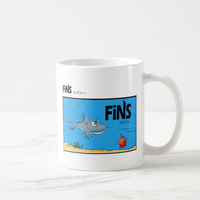 Komisk kaffemugg för fenor (Höger)