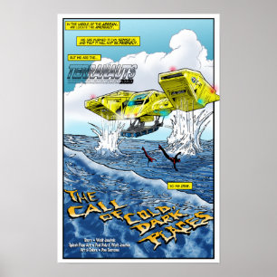 Komisk konst för Terranauts 2020% pipe% stänksida Poster