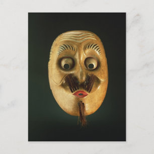 Komisk mask, Noh-teater Vykort