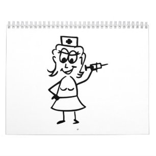 Komisk sjuksköterska kalender
