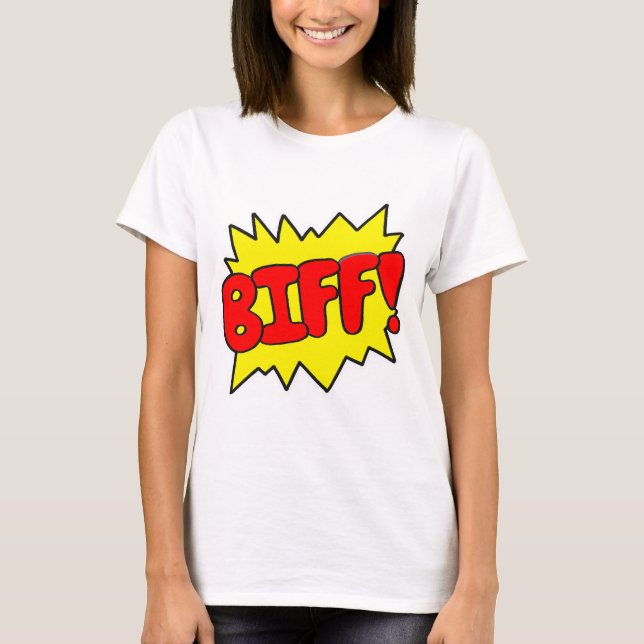Komisk 'smocka! ', tee shirt (Framsida)