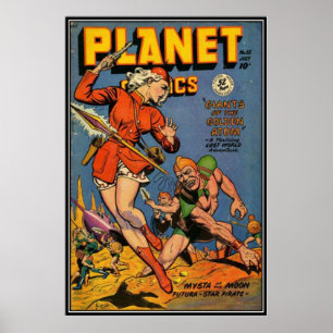 Komiska remsor för vintage - poster