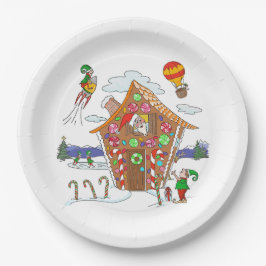 Komiskt jultomte Santa Elves och Rudolph