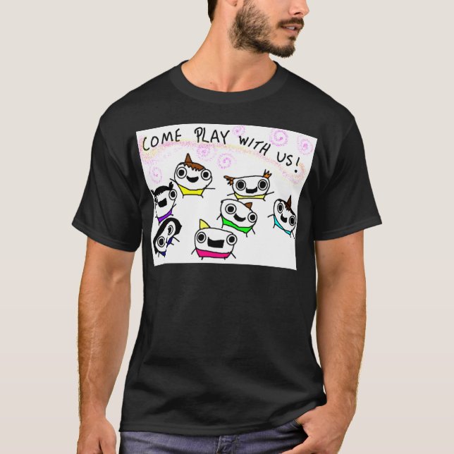 "Komlek med oss ", T-shirt (Framsida)