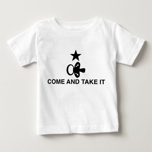 Komm ta det med nappar - begynna T-tröja Tee Shirt (Framsida)