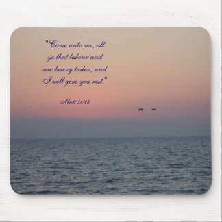 "Komm unto mig, all ye som arbetar… Musmatta