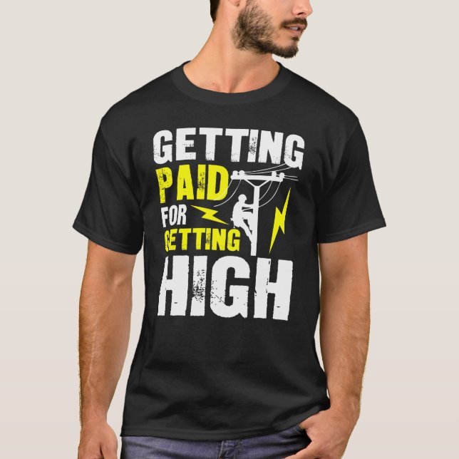 Komma Betalat för att få hög - Lundare T Shirt (Framsida)
