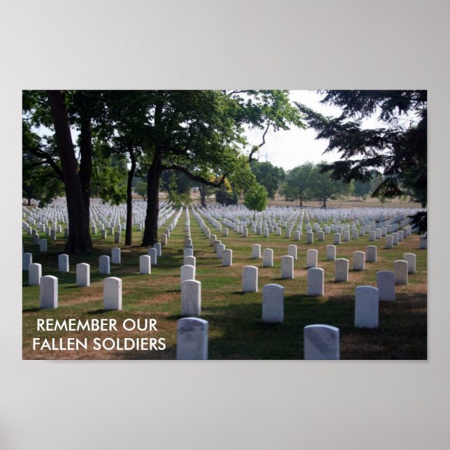 KOMMA IHÅG VÅRA FALLEN SOLDIERS POSTER (Framsidan)