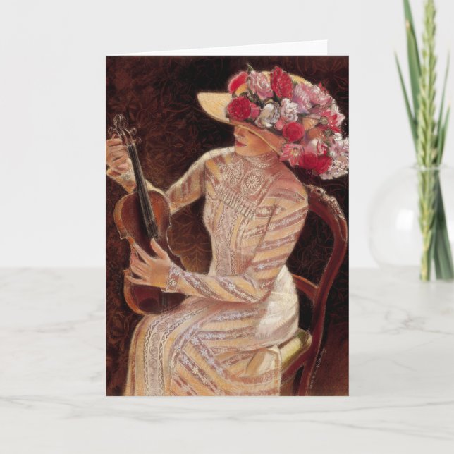 "Komma in Tune" av Sue Halstenberg Kort (Framsida)