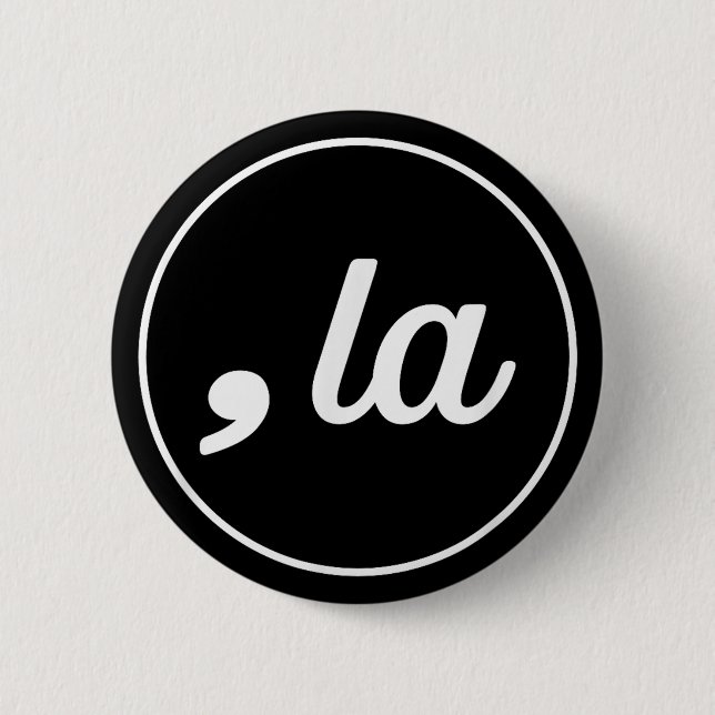 Komma La Kamala Harris För President 2024 Val Knapp (Framsida)