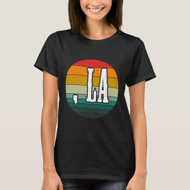 Komma La Kamala Harris presidentstöd Tee (Framsida)