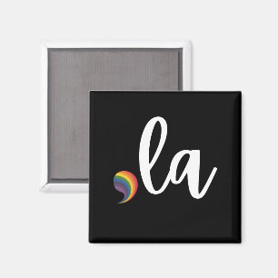 Komma La Kamala Harris Pride Regnbåge LGBQ Gay Magnet