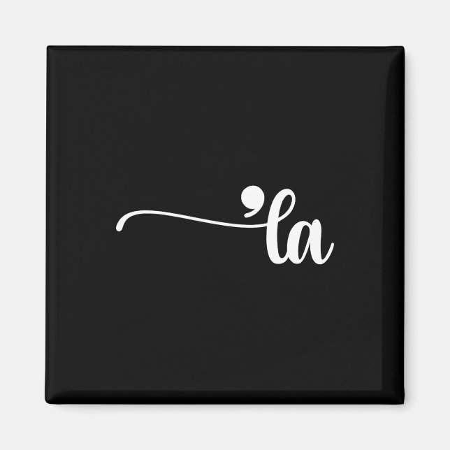 Komma La Kamala Harris Punktation La Valection Vot Magnet (Framsidan)