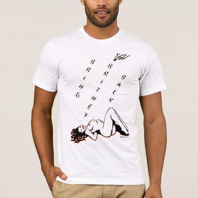 Komma med Britney baksida T-shirt (Framsida)