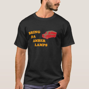 KOMMA MED DA den BÄRNSTENSFÄRGADE svart) T-tröj T Shirt