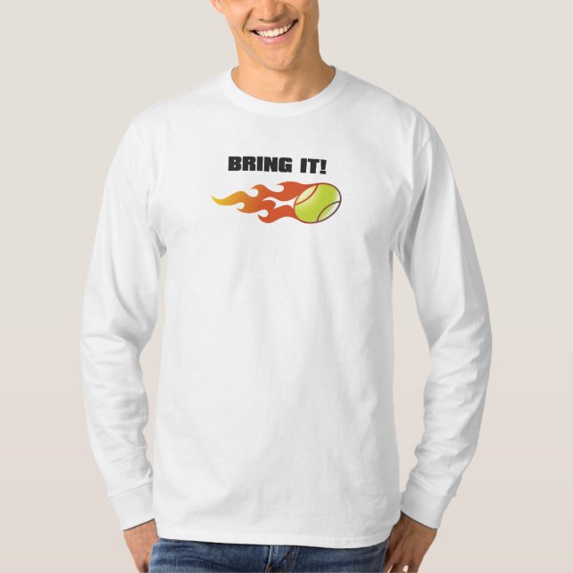 Komma med det, långärmad t-shirt (Framsida)