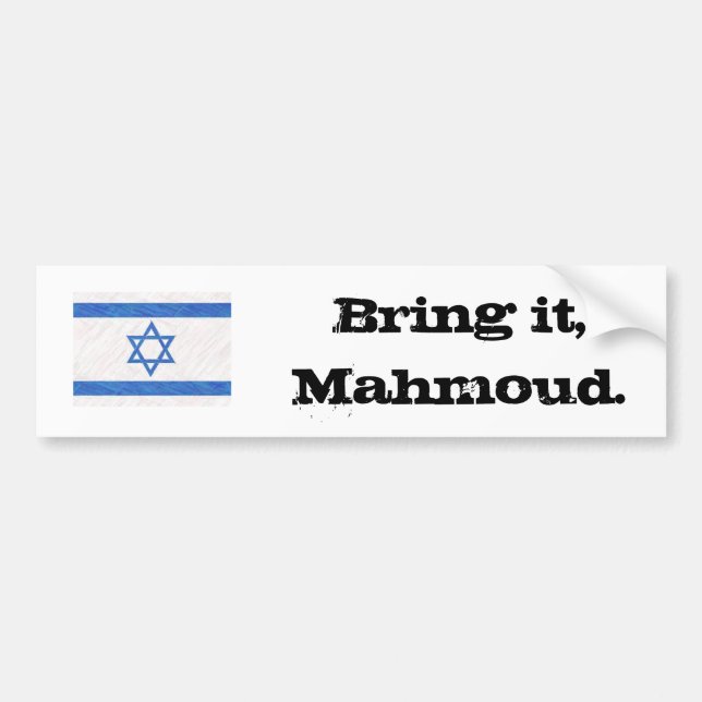 Komma med det, Mahmoud. Bildekal (Framsidan)