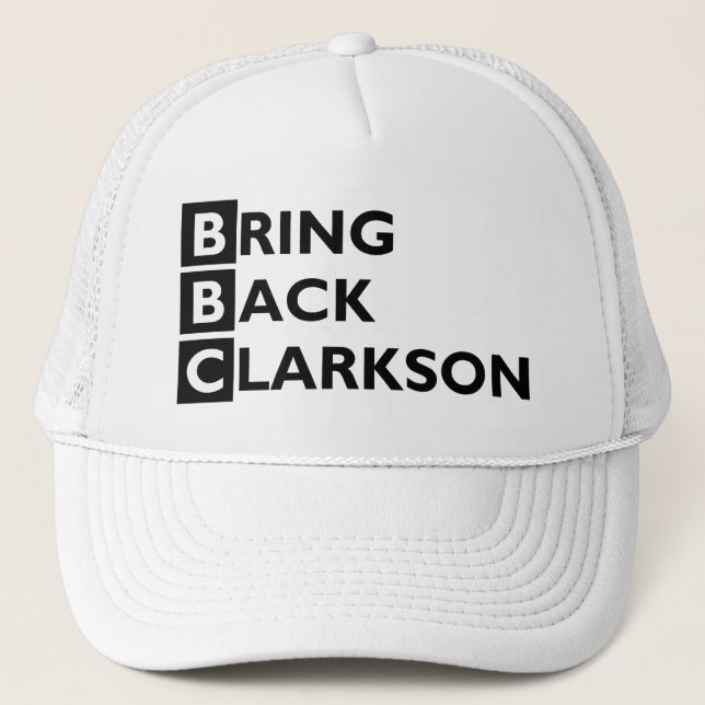 Komma med det tillbaka Clarkson locket Truckerkeps (Framsida)