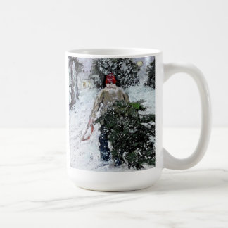 Komma med hem trädmuggen kaffemugg