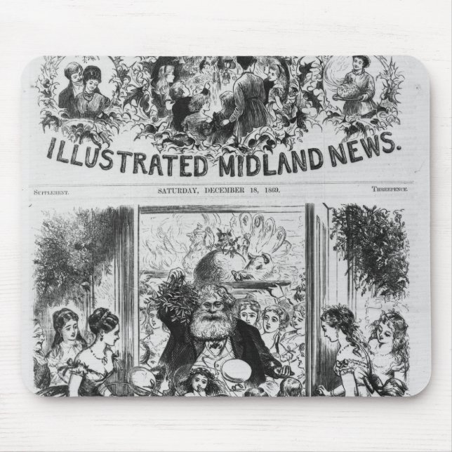 Komma med i jul musmatta (Framsidan)