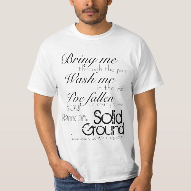 Komma med mig, dig återstår., facebook… t-shirt (Framsida)