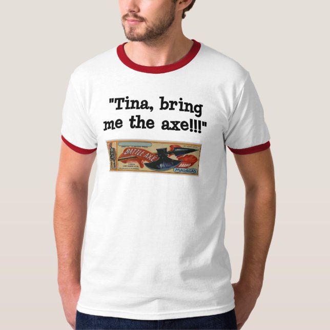 Komma med mig yxan t shirt (Framsida)
