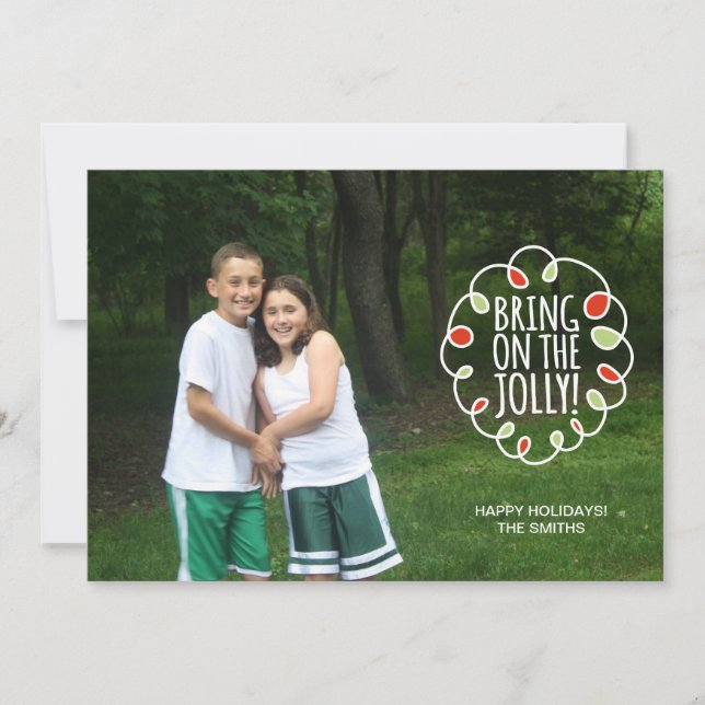 Komma med på det Jolly Julkort (Framsida)