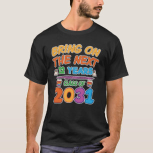 Komma med på nästa 12 år klassificerar back to t shirt