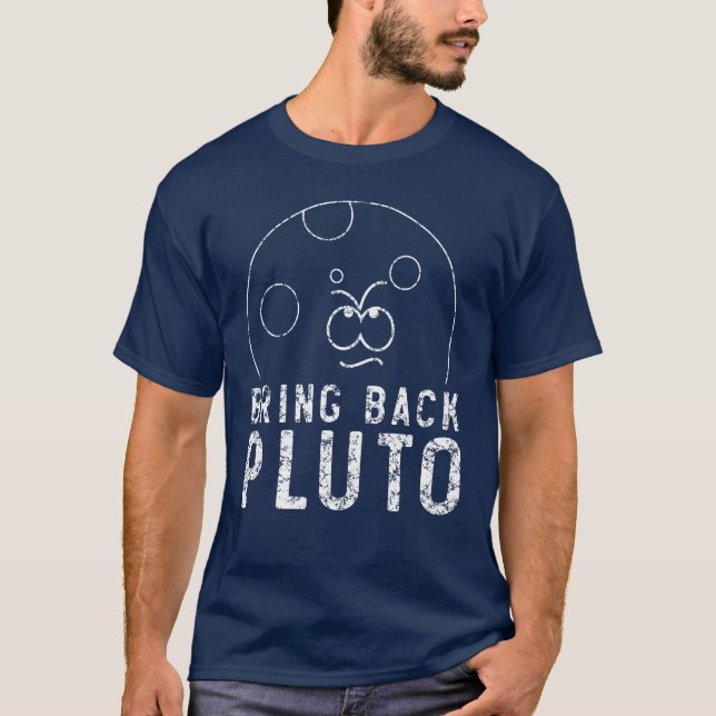 Komma med Pluto den tillbaka T-tröja T Shirt (Framsida)