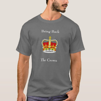 Komma med tillbaka kronan t-shirt