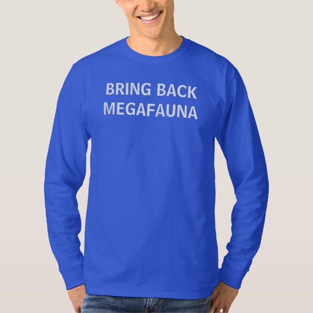 KOMMA MED TILLBAKA MEGAFAUNA TEE SHIRT (Framsida)