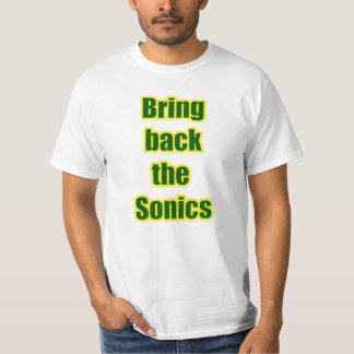 Komma med tillbaka Sonicsen! Tee Shirt