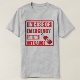 Komma med varm sås, Chili, i fall att av akutet T Shirt