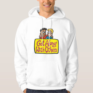 Komma överens med andra Vänskap, vänlighet och eni Hoodie