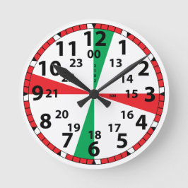 Komma, rumslås rund klocka