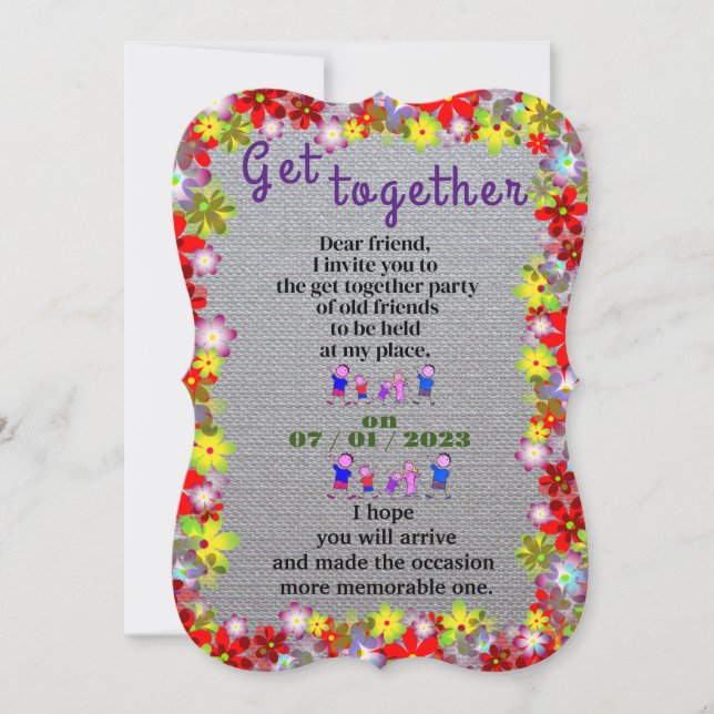 Komma samman inbjudan (Framsida)