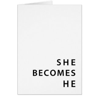 komma snart efter könsbytet hälsningskort