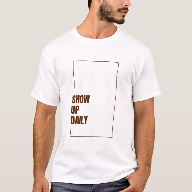 KOMMA TILLBAKA VARJE DAG T SHIRT (Framsida)