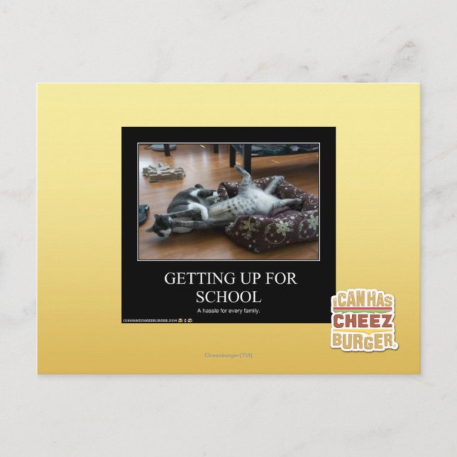 Komma upp till skolan vykort (Framsida)