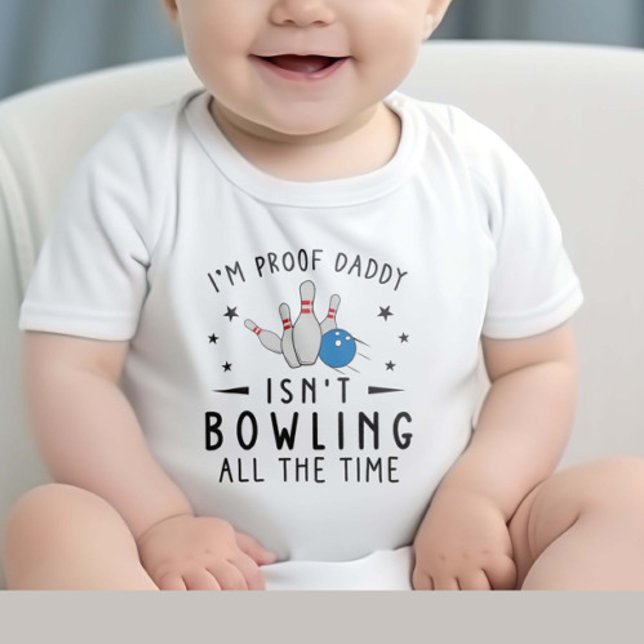 Kommande bowlingsbaby - Rolig bowlingpappa T Shirt (Skapare uppladdad)