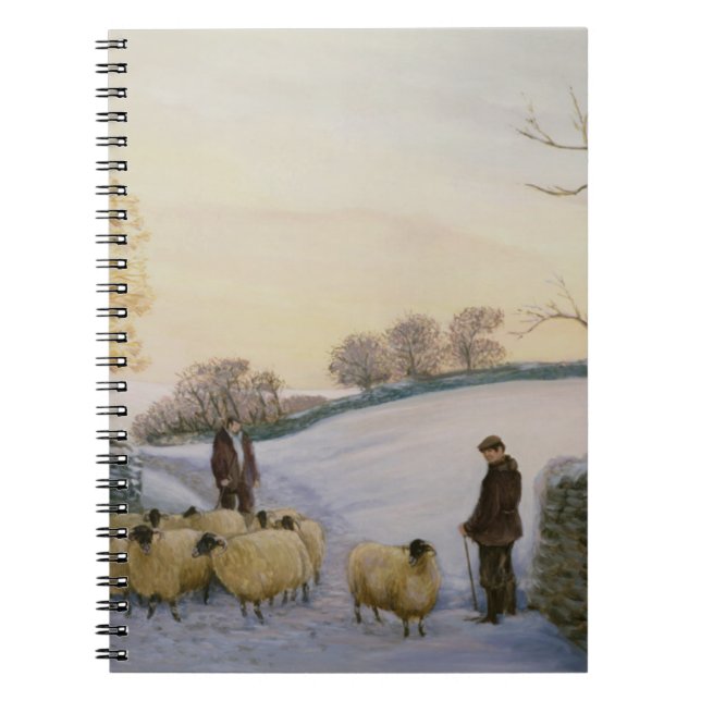 Kommande hem anteckningsbok med spiral (Framsidan)