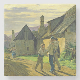 Kommande hem från krig, 1859 stenunderlägg